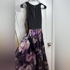 SLNY Elegant Black Dress